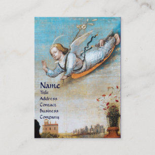 ANNUNCIATION ANGEL MONOGRAM BUSINESS CARD