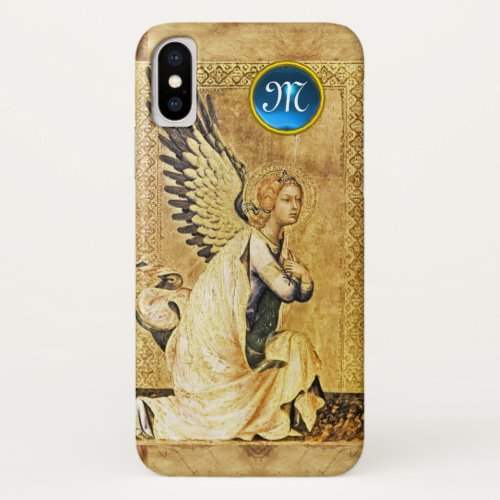 ANNUNCIATION ANGEL MONOGRAMParchment iPhone X Case