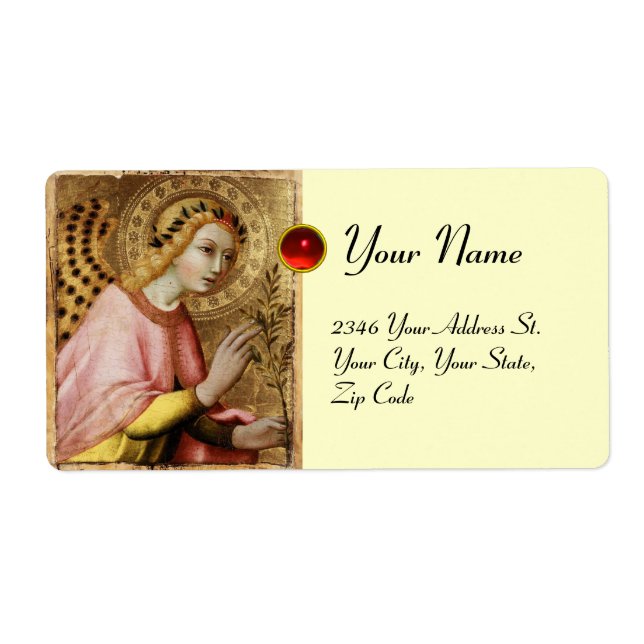 ANNUNCIATION ANGEL, Red Ruby Label (Front)