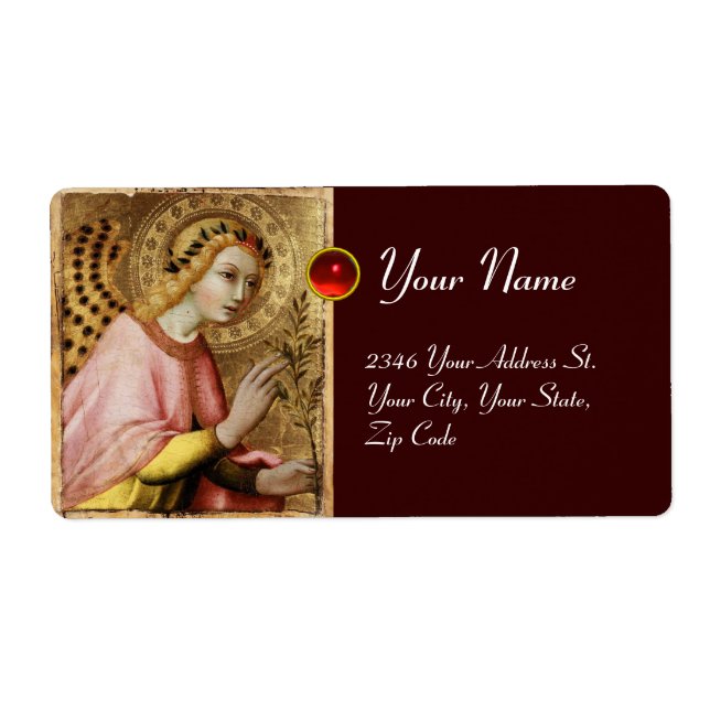 ANNUNCIATION ANGEL, Red Ruby Label (Front)