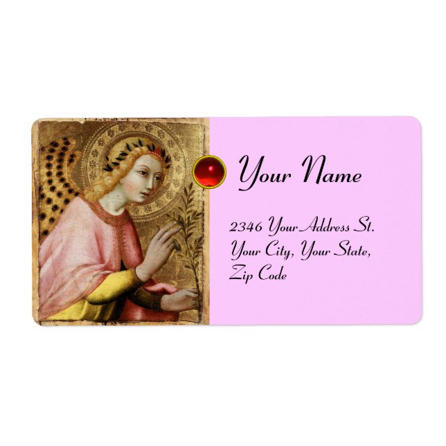 ANNUNCIATION ANGEL, Red Ruby Label (Front)