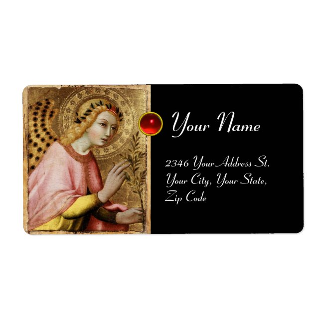 ANNUNCIATION ANGEL, Red Ruby Label (Front)