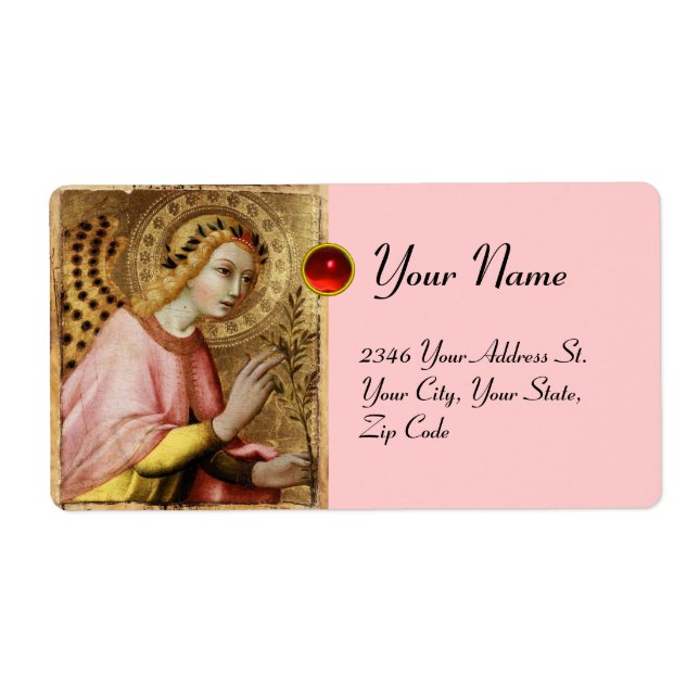 ANNUNCIATION ANGEL, Red Ruby Label (Front)