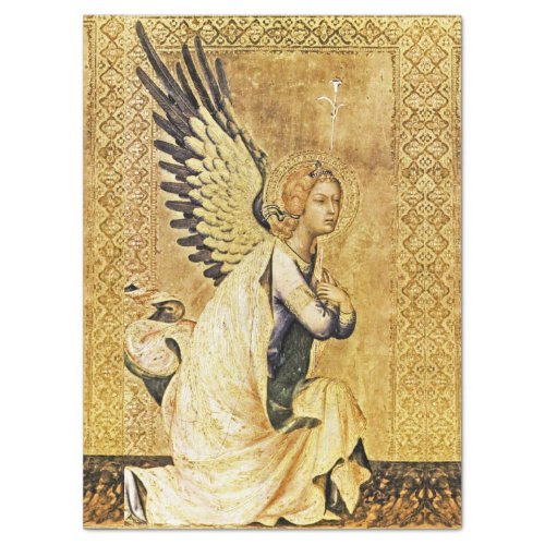 ANNUNCIATION ANGELSaint Gabriel by Simone Martini Tissue Paper