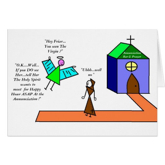 Annunciation Bar and Prayer Cards (Front Horizontal)
