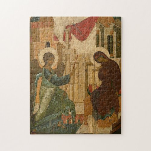 Annunciation by Andrei Rublev Jigsaw Puzzle