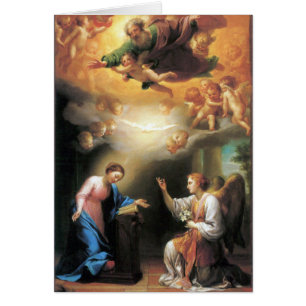 Annunciation by Anton Raphael Mengs Cards