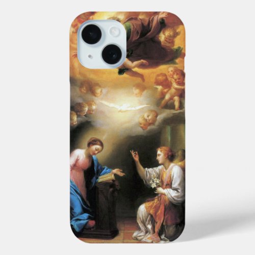 Annunciation by Anton Raphael Mengs iPhone 15 Case