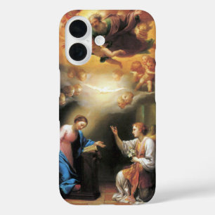 Annunciation by Anton Raphael Mengs iPhone 16 Case