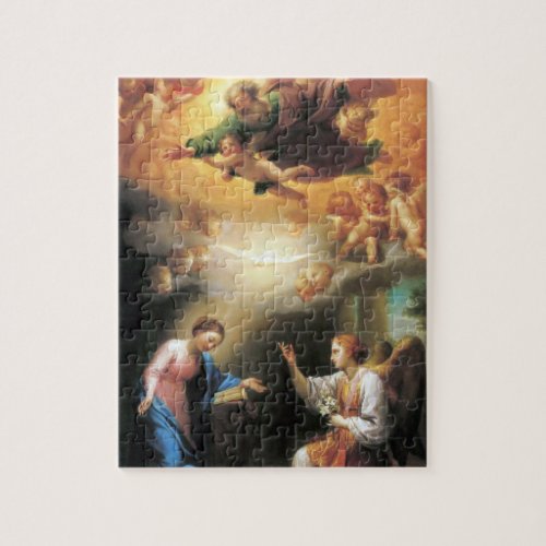Annunciation by Anton Raphael Mengs Jigsaw Puzzle