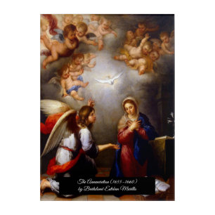 Annunciation by Bartolomé Esteban Murillo Acrylic Print