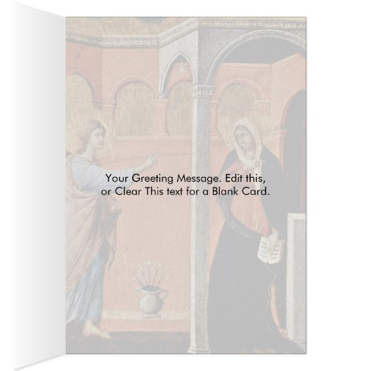 Annunciation By Duccio (Inside (Right))