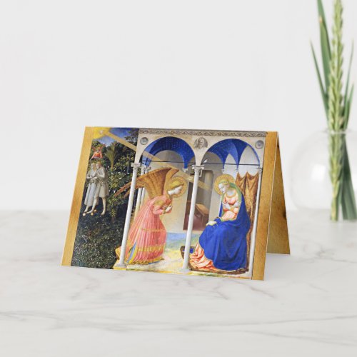 ANNUNCIATION by FRA ANGELICO Old Irish Blessing  Card