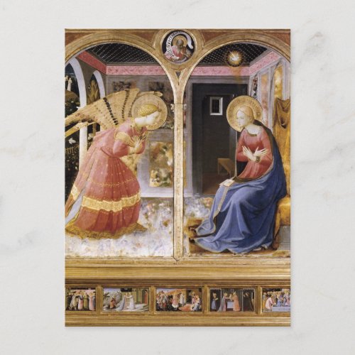 Annunciation by Fra Angelico Postcard