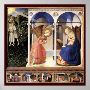 ANNUNCIATION by Fra Angelico Poster