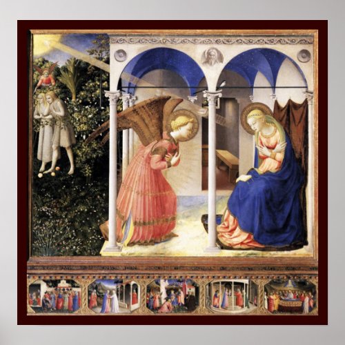 ANNUNCIATION by Fra Angelico Poster