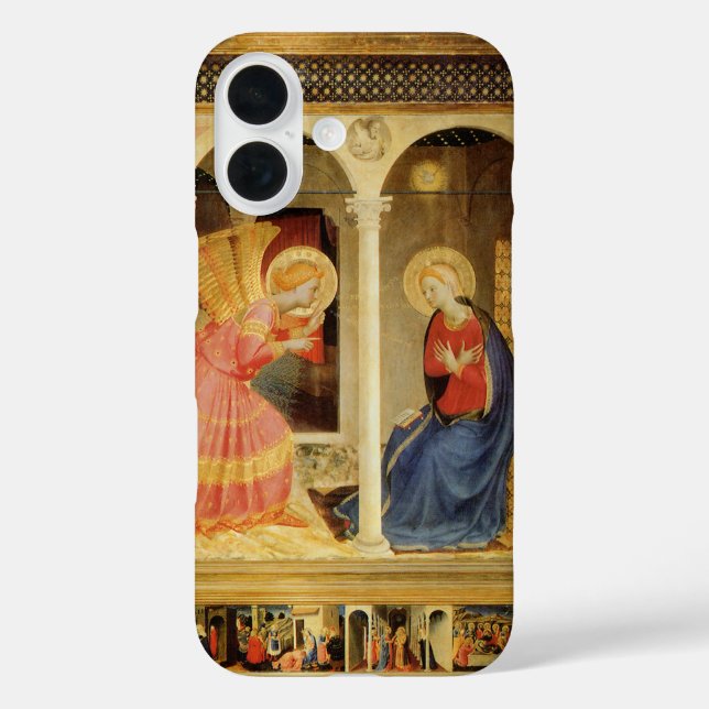 Annunciation by Fra Angelico, Renaissance Fine Art Case-Mate iPhone Case (Back)