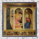 Annunciation by Fra Angelico, Renaissance Fine Art Jigsaw Puzzle<br><div class="desc">Vintage Renaissance fine art,  the Annunciation by Fra Angelico,  1432-1434. The Cortona Altarpiece,  the Annunciation,  was executed for the church San Domenico at Cortona.</div>