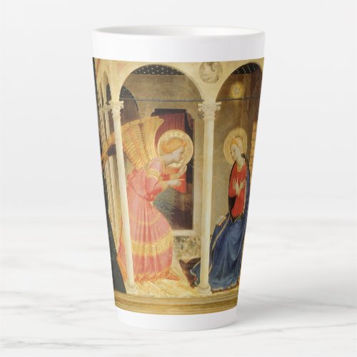 Annunciation by Fra Angelico Renaissance Fine Art Latte Mug