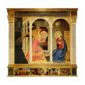 Annunciation by Fra Angelico, Renaissance Fine Art Poster