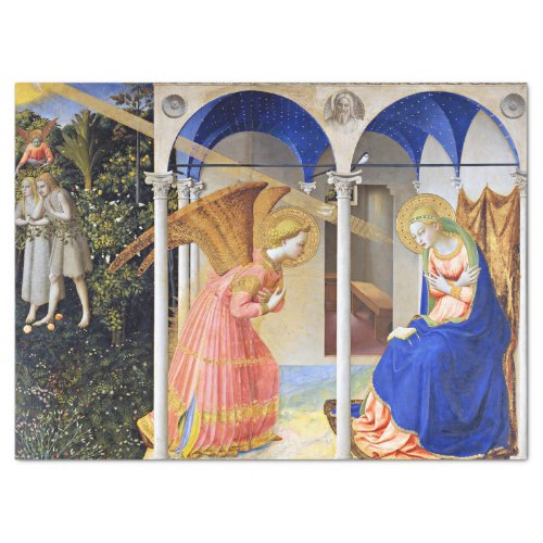 ANNUNCIATION by Fra Beato Angelico Christmas Tissue Paper