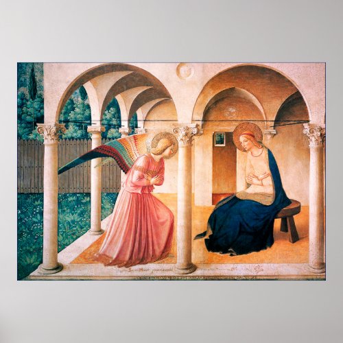 ANNUNCIATION by Fra Beato Angelico Poster