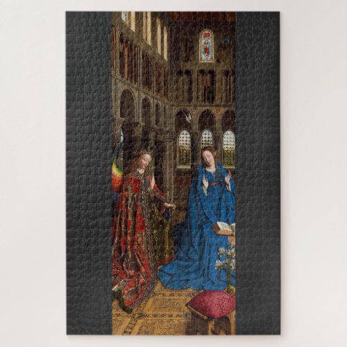 Annunciation by Jan van Eyck Jigsaw Puzzle