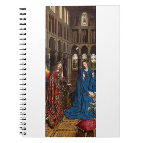 Annunciation by Jan van Eyck Notebook