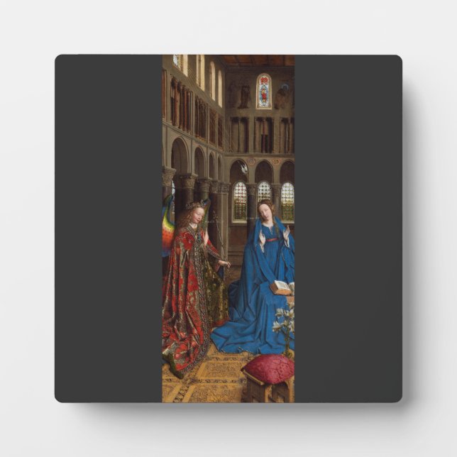 Annunciation by Jan van Eyck Plaque (Front)