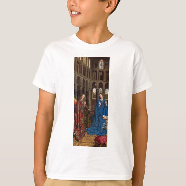 Annunciation by Jan van Eyck T-Shirt (Front)