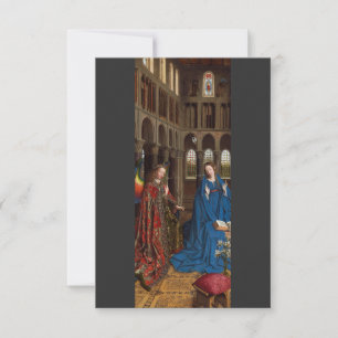 Annunciation by Jan van Eyck Thank You Card