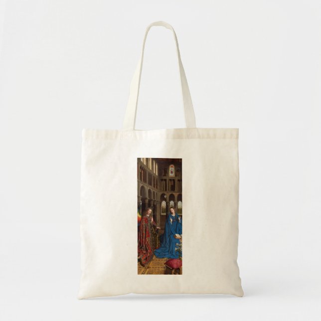 Annunciation by Jan van Eyck Tote Bag (Front)