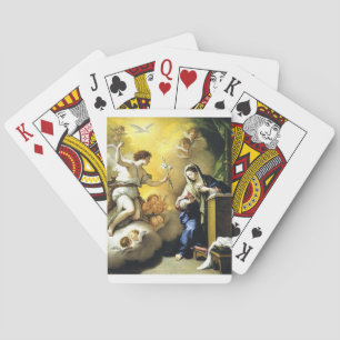 Annunciation by Paolo de Matteis, 1712. Poker Cards