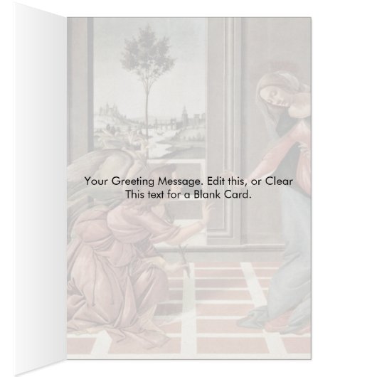 Annunciation By Sandro Botticelli (Inside (Right))