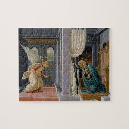Annunciation by Sandro Botticelli Jigsaw Puzzle