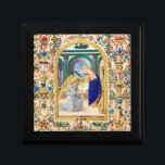 Annunciation Christmas   Gift Box<br><div class="desc">From a Book of Hours: Annunciation,  Nativity and Two Prophets,  made around 1485. 
Beautiful image for Christmas time. 

Customize as you wish.</div>