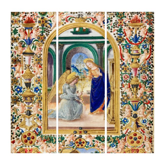 Annunciation Christmas   Triptych (Front)