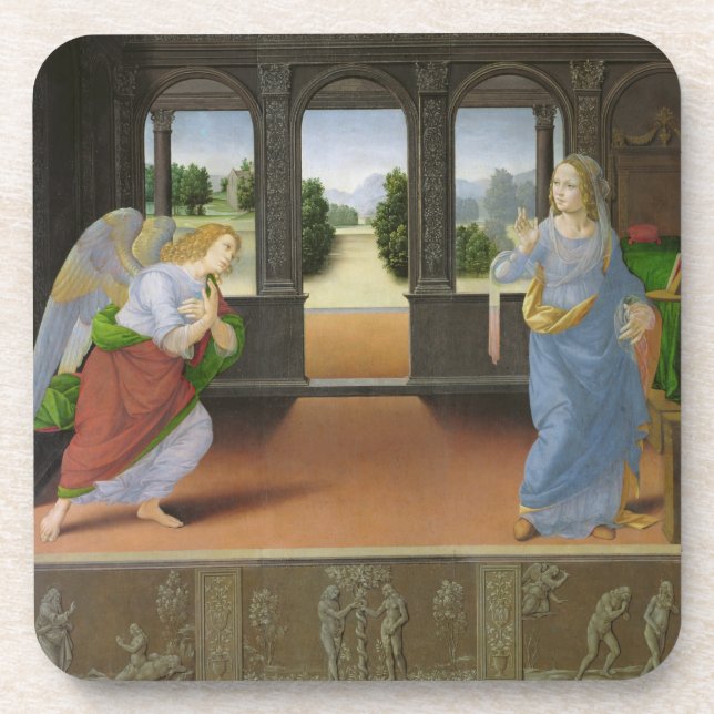 Annunciation Drink Coaster (Front)