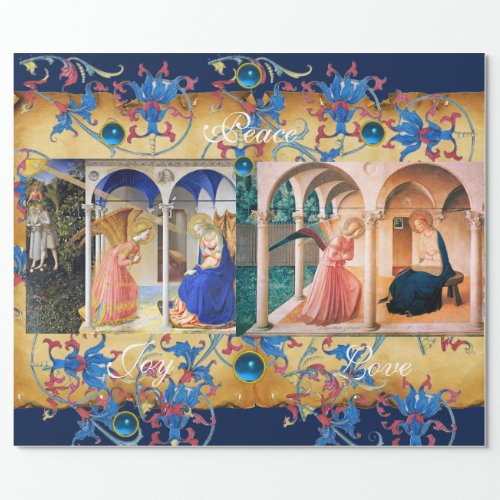 ANNUNCIATION FRA ANGELICO CHRISTMAS PARCHMENT WRAPPING PAPER