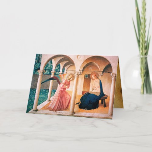 ANNUNCIATION Fra Beato Angelico Old Irish Blessing Card