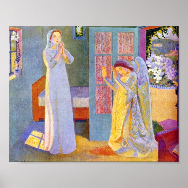 Annunciation, Maurice Denis Poster (Front)