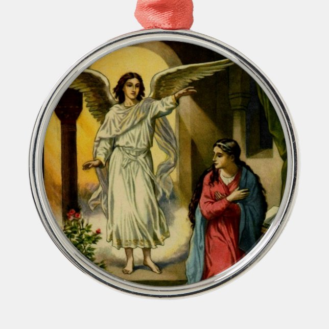 Annunciation Metal Ornament (Front)