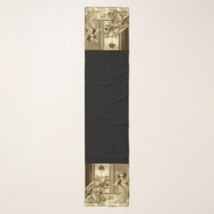 Annunciation of Blessed Virgin Mary by Botticelli Scarf