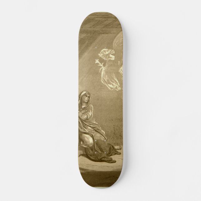 Annunciation of Blessed Virgin Mary Skateboard Deck (Front)