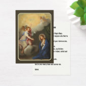 Annunciation of Mary Memorare Prayer (Desk)