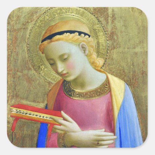 Annunciation of the Virgin Square Sticker
