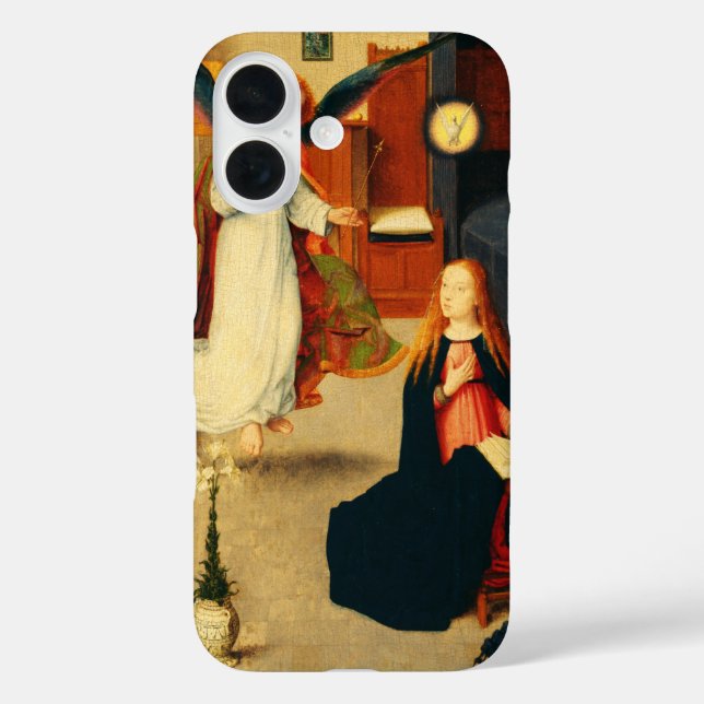 Annunciation of Virgin Mary by Gerard David Case-Mate iPhone Case (Back)