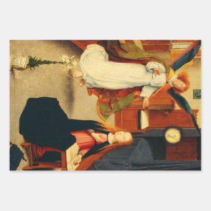 Annunciation of Virgin Mary by Gerard David Wrapping Paper Sheets