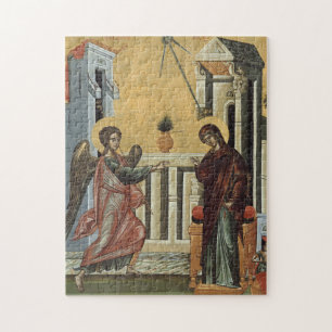 Annunciation Orthodox Christian Icon Jigsaw Puzzle