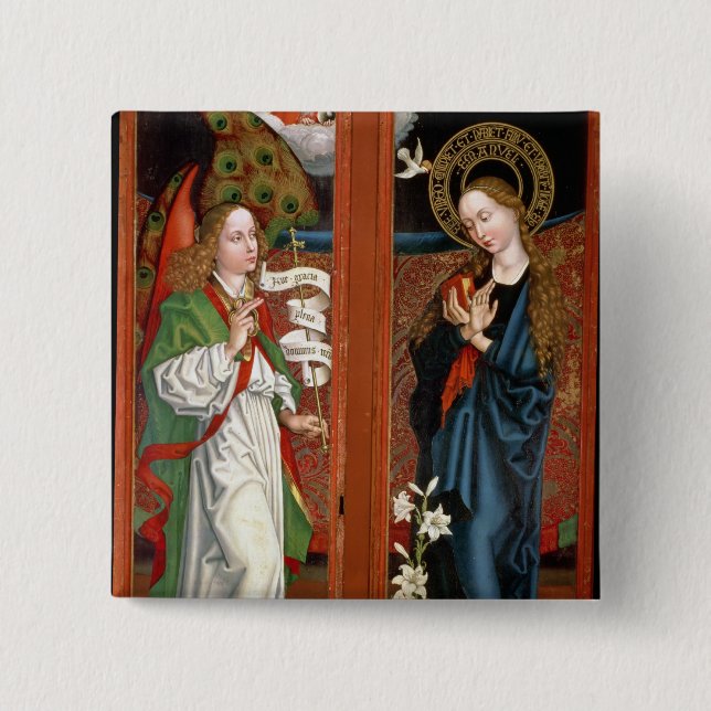 Annunciation Pinback Button (Front)